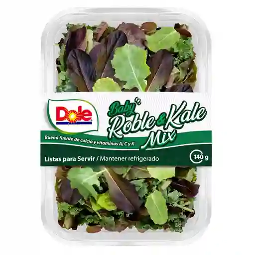 Ensalada mix baby roble kale