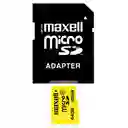 Maxell Micro Sd Xc 64gb C/adaptador Class 10