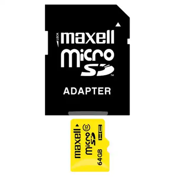 Maxell Micro Sd Xc 64gb C/adaptador Class 10