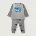 Pijama Mickey de Niño Gris Marengo Talla 3/6M Opaline