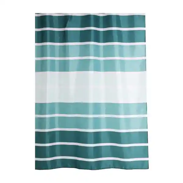 Kasa Cortina Bano 12 Ganchos Poly Verde