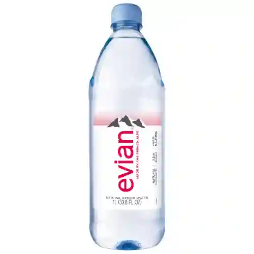 Agua Evián con Gas 330 Cc