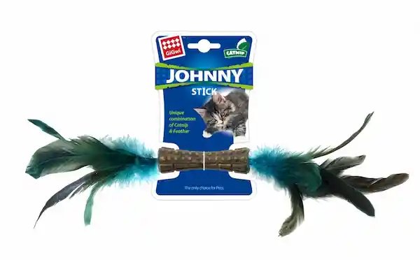 Gigwi Juguete Catnip Con Dos Lados de Pluma Natural