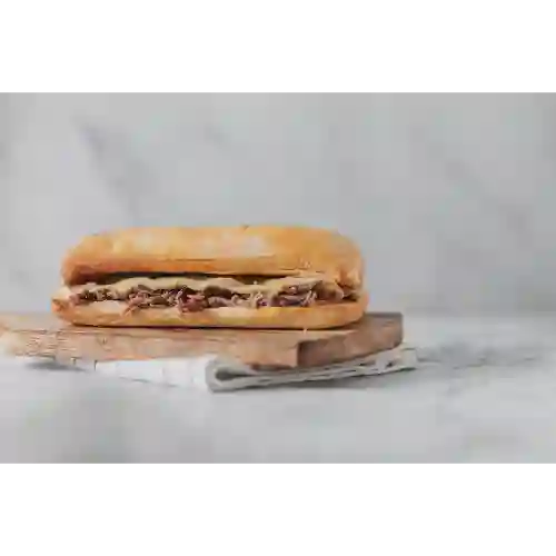 Ciabatta mechada queso