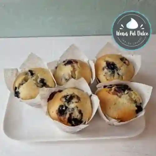 Muffin Vegano Arándanos