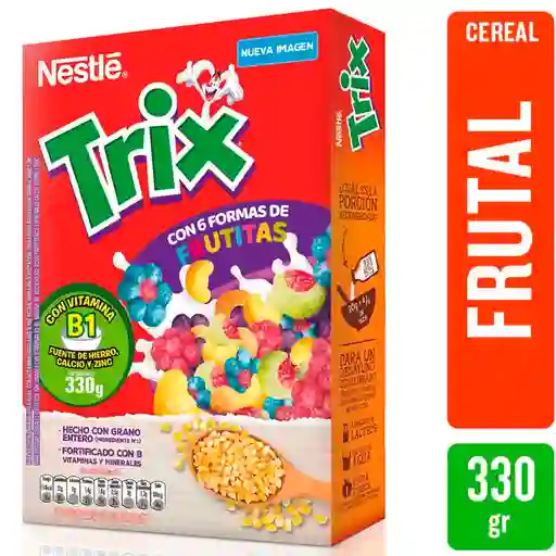 Trix Cereal con 6 Formas de Frutitas
