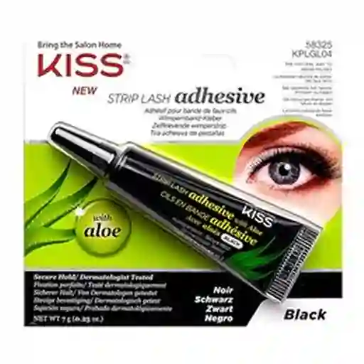 Kiss Adhesivo Para Pestañas Aloe Vera Glue Black