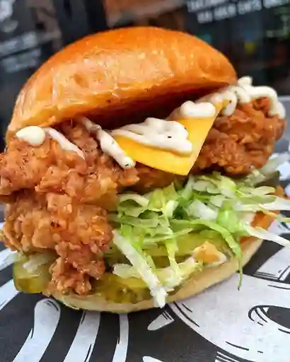 Hamburguesa Clásica de Pollo