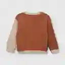 Sweater de Bebé Niño Bloques Avena Talla 6/9M Colloky