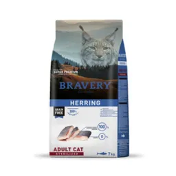 Bravery Alimento  Gato Natural Adulto Esterilizado Arenque