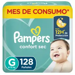 Pampers Pañal Confort Sec Talla G