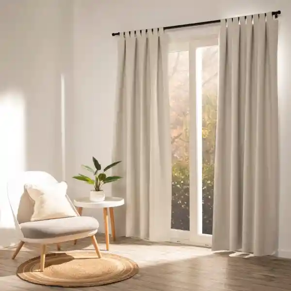 Cortina Blackout Color Presillas 140 x 240 cm Casaideas