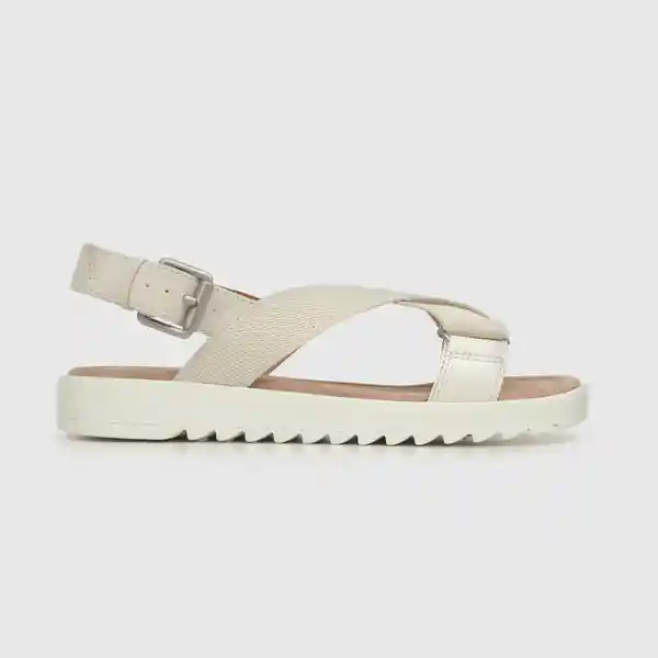 Sandalias Cintas Cruzadas de Niña Blanco Invierno T. 37 Colloky