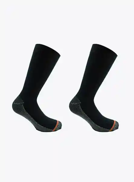 2 Pack Calcetines Hombre Monarch Cobre Algodon L/a Liso Talla 11/11m.