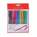 Faber Castell Set Boligrafo Colores Ball Pen