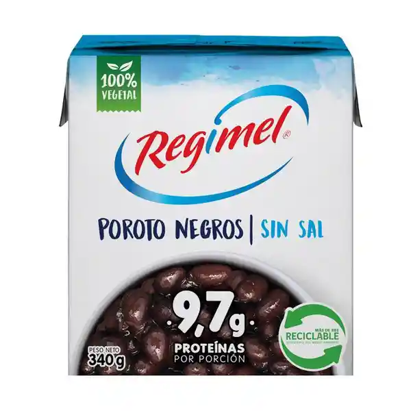 Regimel Poroto Negros Sin Sal