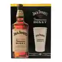 Jack Daniels Whisky Honey 35° 750 cc + Vaso 750 mL