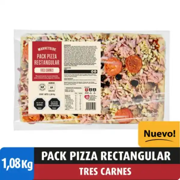 Marketside Pizza Rectangular 3 Carnes