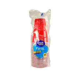 Great Value Vaso Rojo