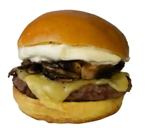 Hamburguesa Champiñon Queso Porción Papa Frita
