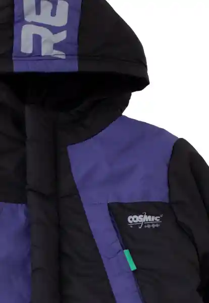 Abrigo Parka Junior Cosmic 356 Niño Morado Talla 12 Años Ficcus