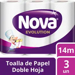 Toalla de Papel Nova Evolution 14mts x3