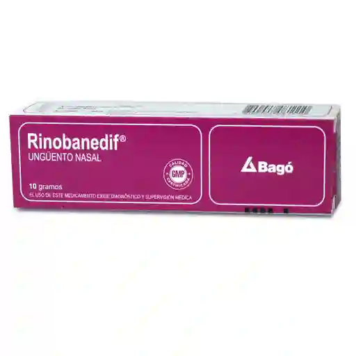 Rinobanedif Ungüento Nasal (500 U.I / 0.35 g /0.05 g / 0.5 g)