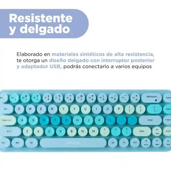 Teclado Verde Miniso