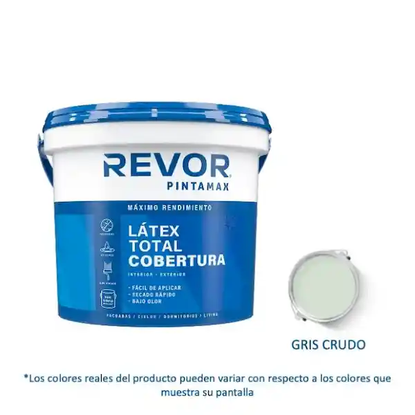 Revor Látex Pintamax Gris Crudo 3.78 L