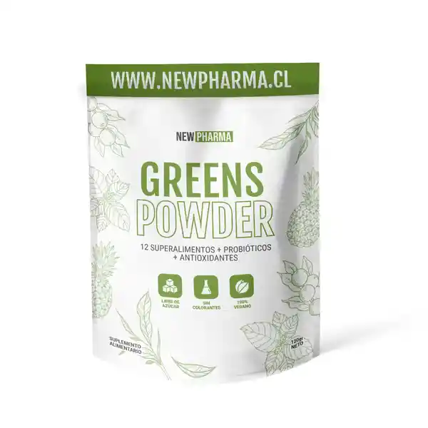 New Pharma Suplemento Alimenticio Polvo de Greens Powder