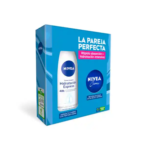 Nivea Estuche Crema Corporal Hidratación Express + Creme