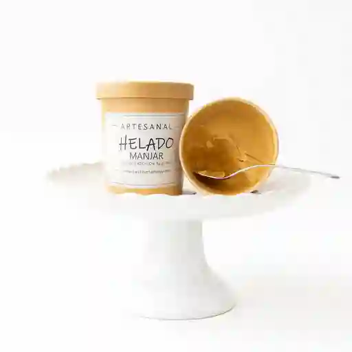 Helado manjar sin azucar pote