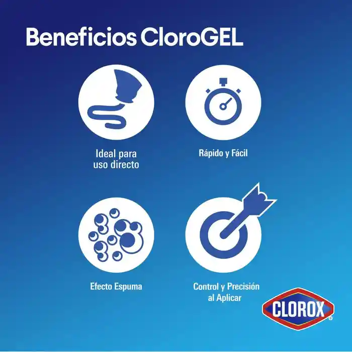 Clorox Limpiador Cloro Gel Aroma a Lavanda