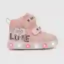 Zapatillas Para Niña Minnie Rosada Talla 22 Colloky