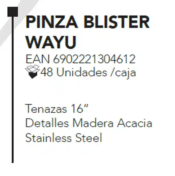 Wayu Pinza Blister