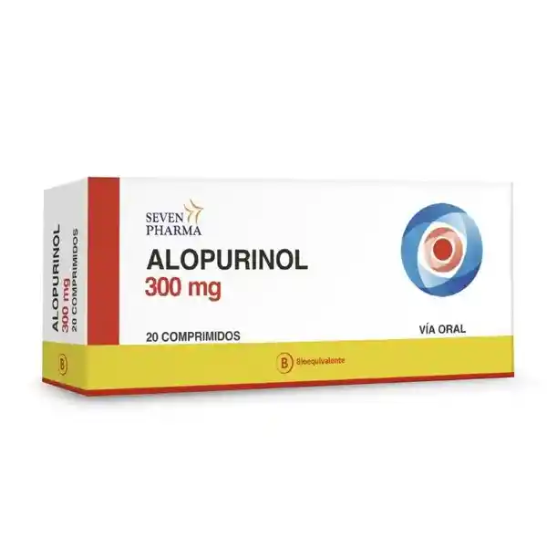 Seven Pharma Vía Oral Alopurinol (300 mg)