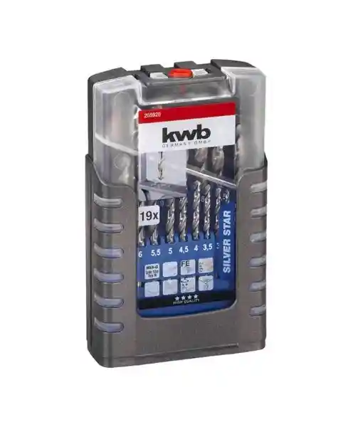 KWBSet De Brocas Para Metal Hss Silver