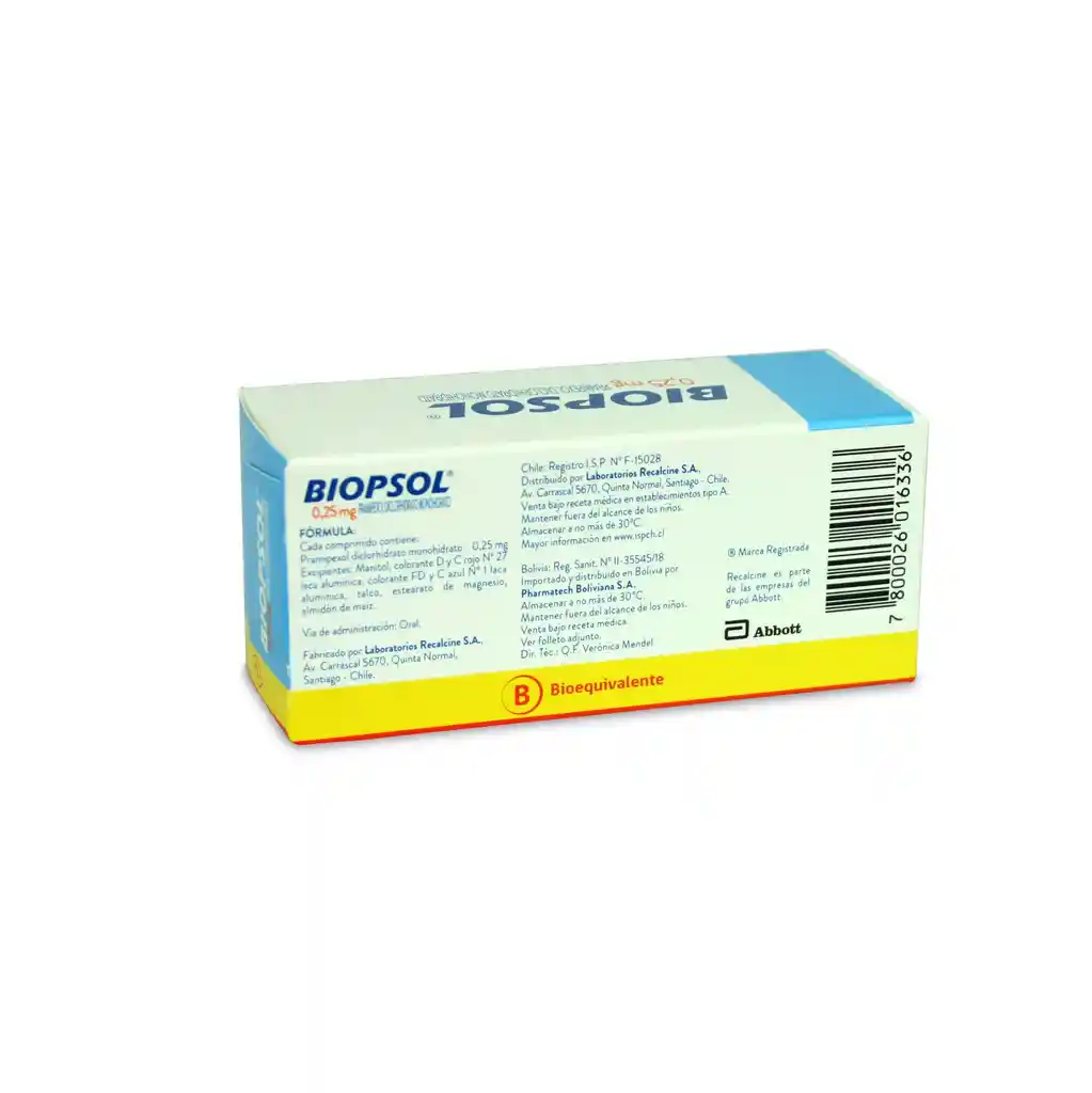 Biopsol (0.25 mg)