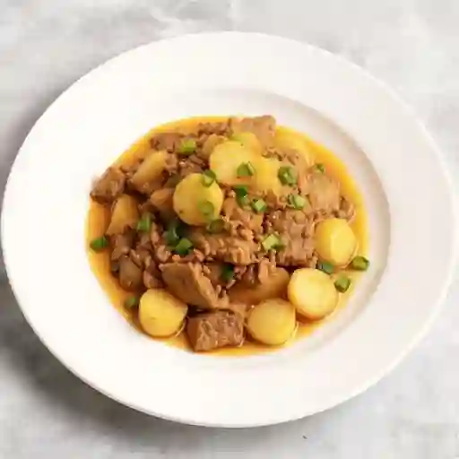 Mixto mongoliano con papa