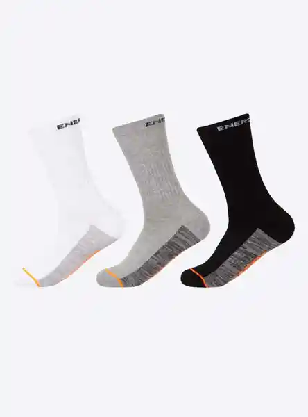 Enersocks Pack Calcetines Dep Largo Juv Tricolor T9/11