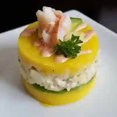 Causa Rellena de Camarón