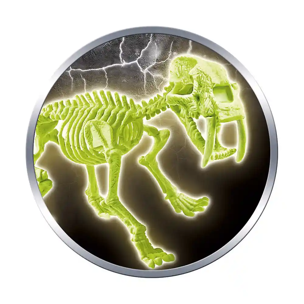 Dinosaurio Smilodon Fluorescente