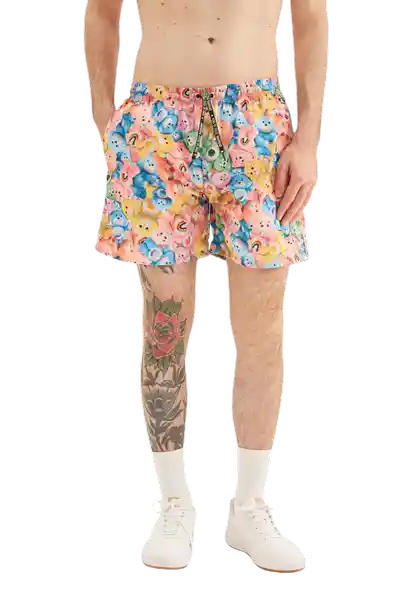 Short Traje de Baño Ositos Cariñosos 3D Talla M