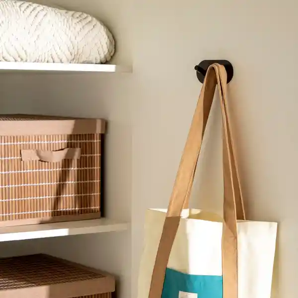 Percha Metálica Con Adhesivo Casaideas