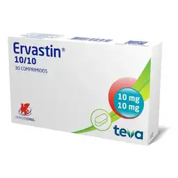 Ervastin (10 mg/10 mg)