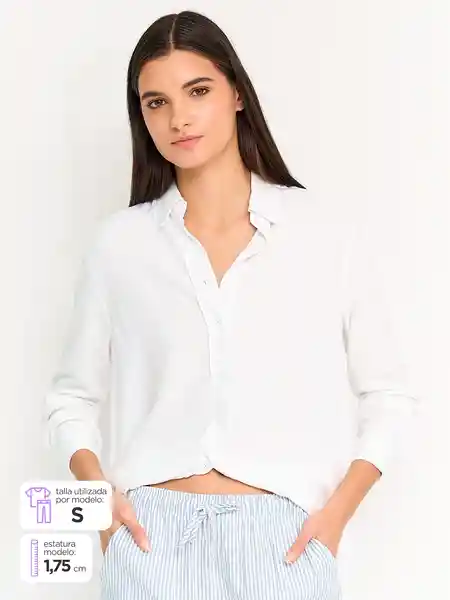 Index Blusa Manga Larga Ejavihit Color Blanco S S25