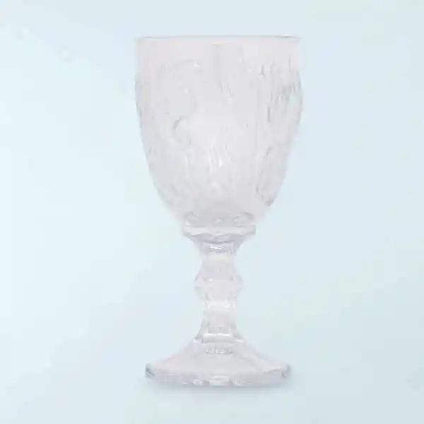 Copa Vidrio Transparente Ver Azul Ripley Home