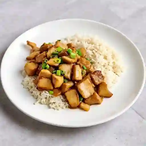 Cerdo Mongoliano con Arroz