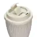 Vaso Para Café Con Tapa Blanco 300 mL Casaideas