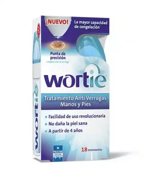 Wortie Cool Tratamiento Anti Verrugas Para Manos y Pies